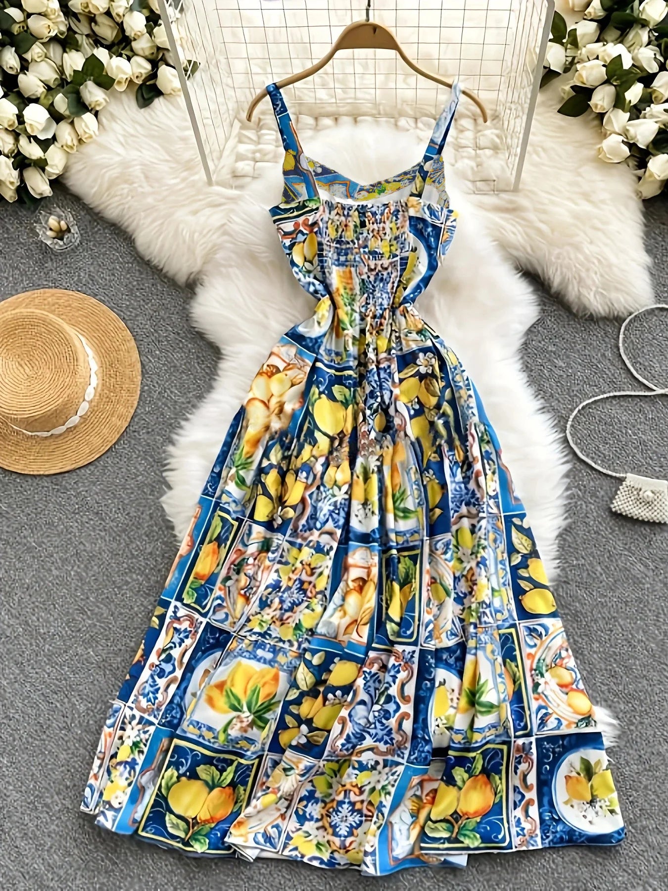 Lemon Print Bohemian