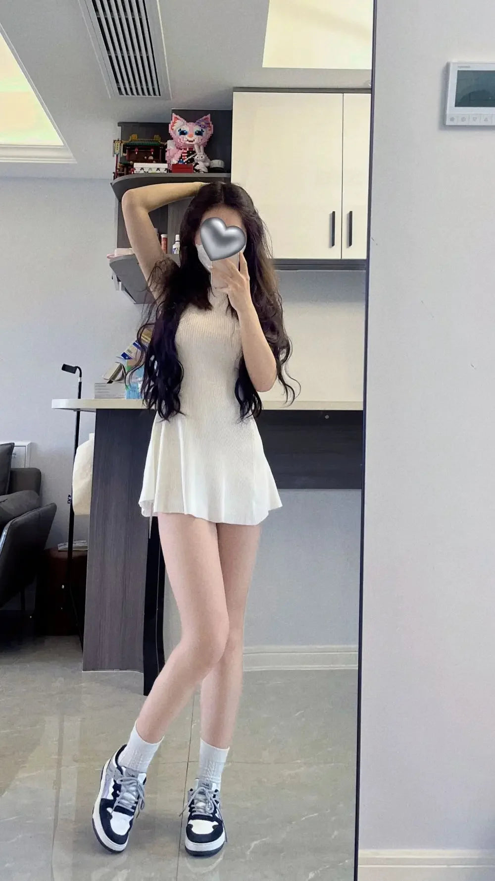 Vestido Pullover Bodycon Mini Dress