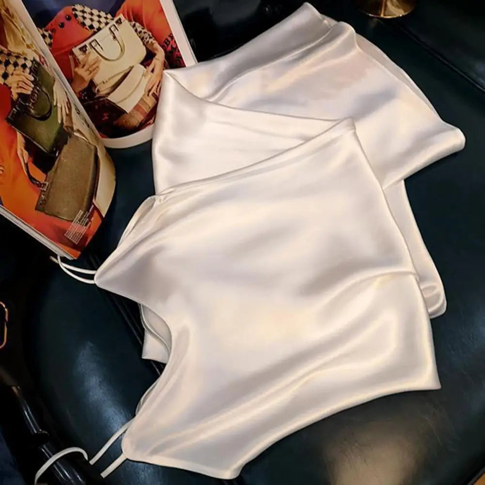 wide and relaxed swing, backless lace up dance party