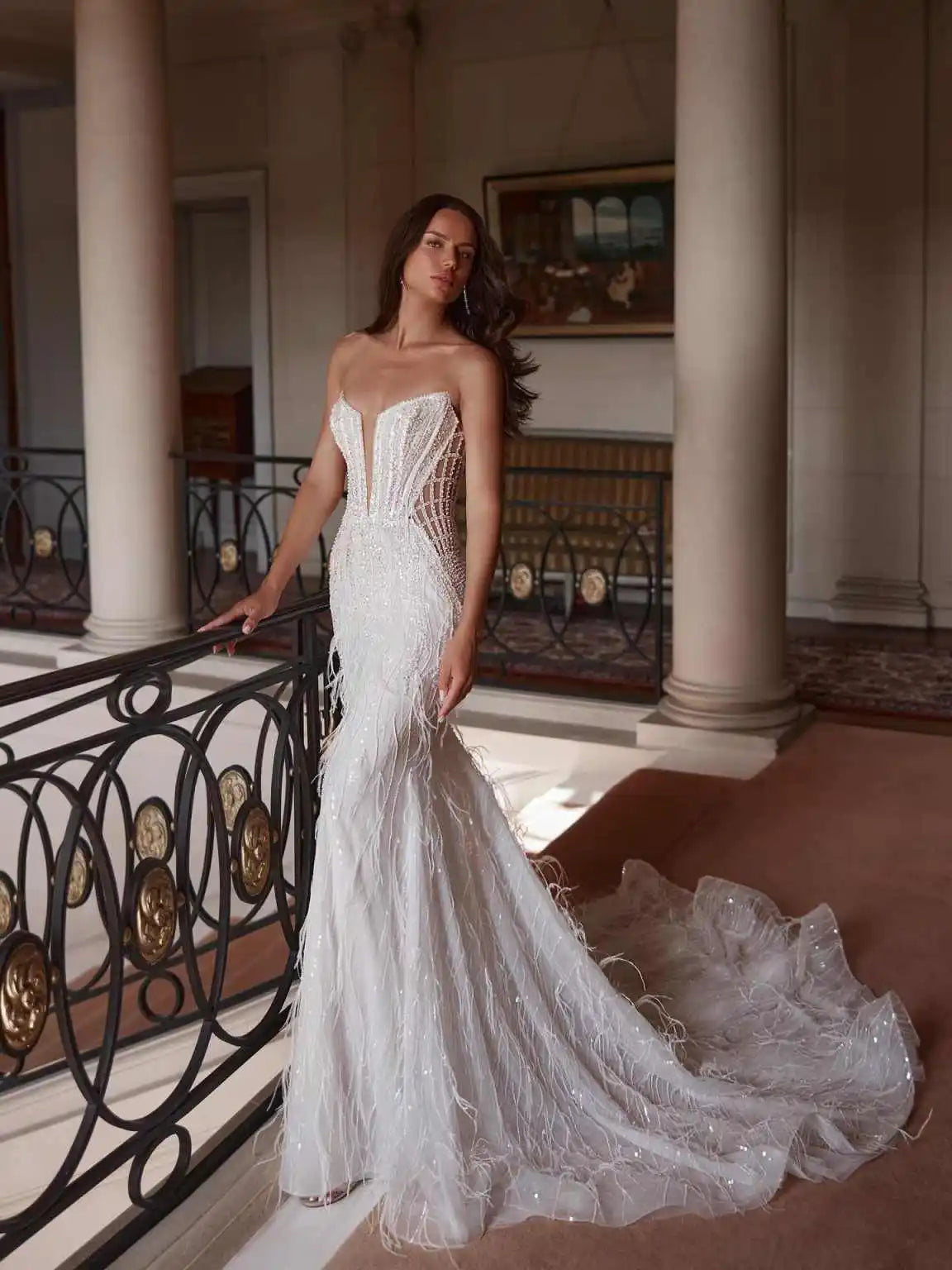 Gorgeous Mermaid Gown Wedding Dress Evening Dress