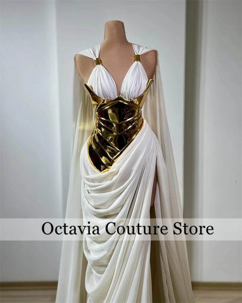 White Wedding Dresses For Women 2026 Gold Design