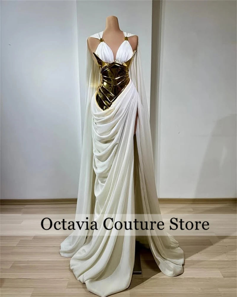 White Wedding Dresses For Women 2026 Gold Design